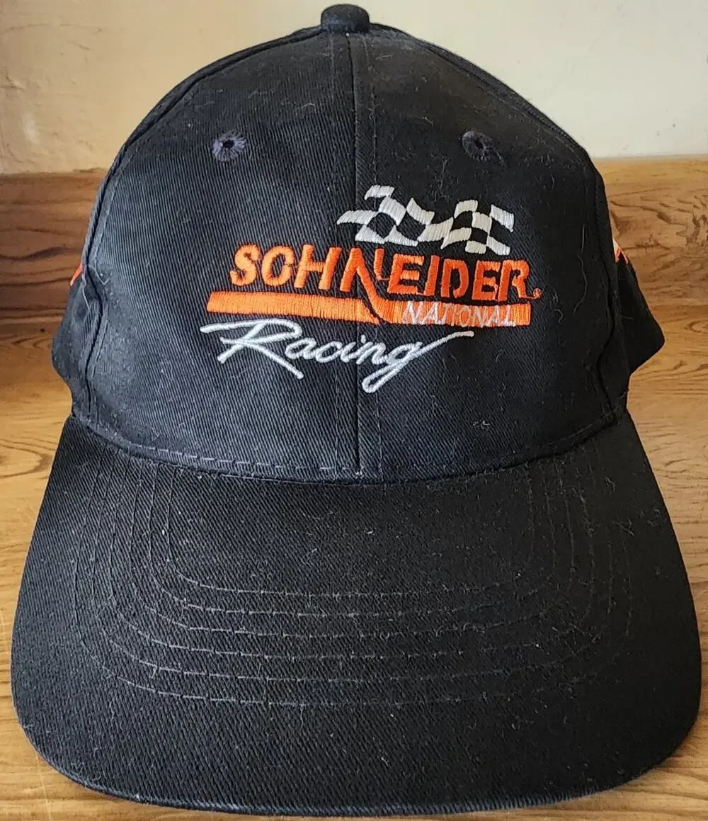 Schneider National Racing Dick Trickle #64 Sportsman Snapback Hat Men's Black